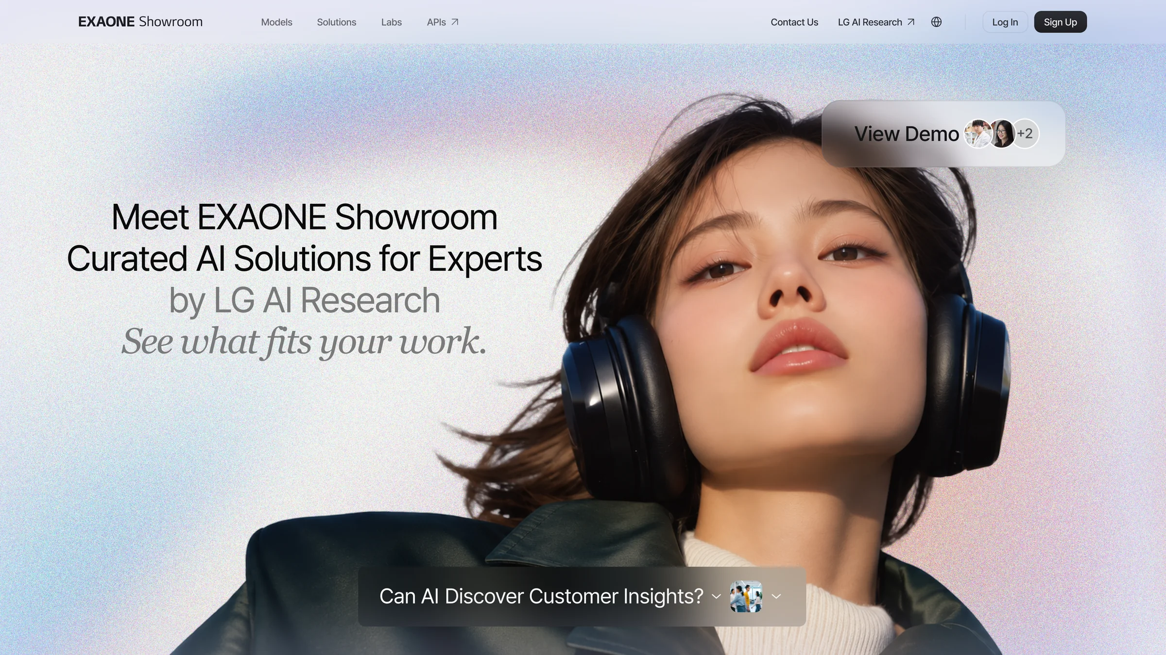 EXAONE AI Showroom
